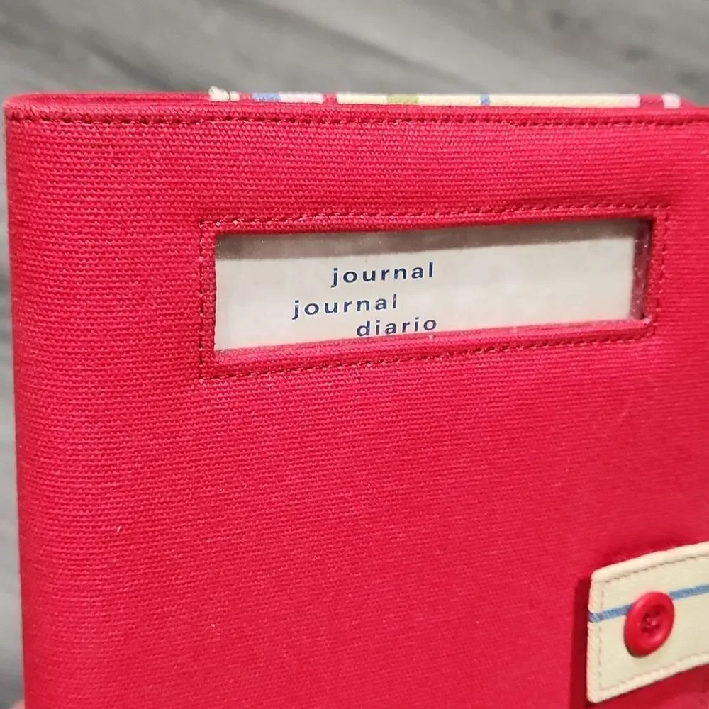 GUC Canvas VTG Red Journal Book